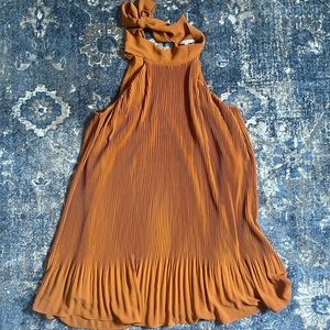 Naked Zebra Copper Swing Dress